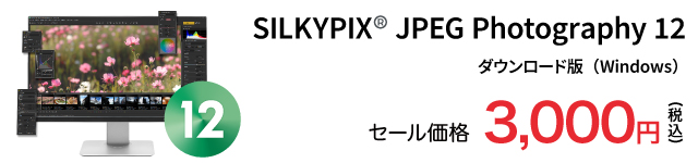 SILKYPIX JPEG Photography 12 セール価格 3,000円
