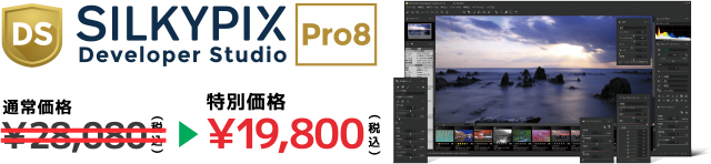 SILKYPIX Developer Studio Pro8 特別価格 19,800円