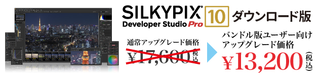 SILKYPIX Developer Studio Pro10 特別価格 13,200円