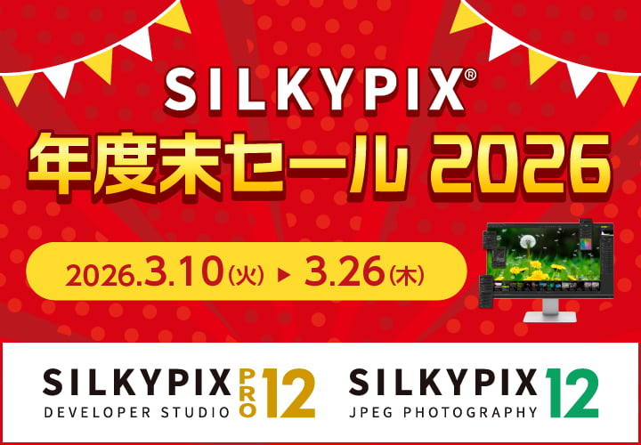 SILKYPIX 年度末セール 2026