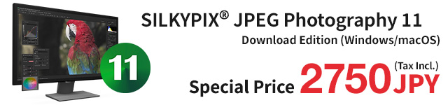 SILKYPIX JPEG Photography 11 Sale Price 2750JPY