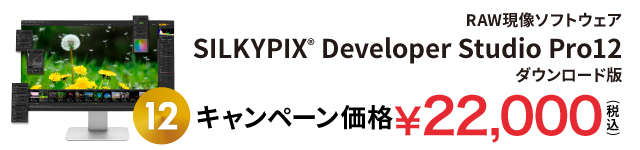 SILKYPIX Developer Studio Pro12 キャンペーン価格 22,000円