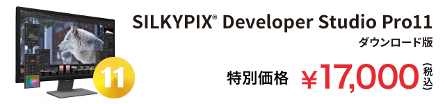 SILKYPIX Developer Studio Pro11 特別価格 17,000円
