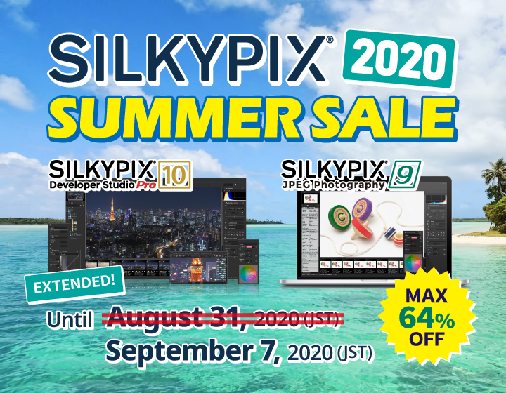 SILKYPIX Developer Studio Pro10 Launch promotion