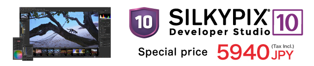 SILKYPIX Developer Studio 10: Special Price 5940 JPY