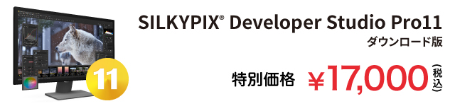 SILKYPIX Developer Studio Pro11 特別価格 17,000円