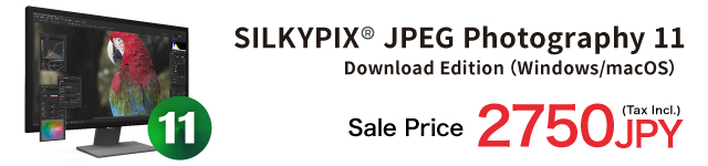 SILKYPIX RAW COMVERTER: Sale Price 3850 JPY